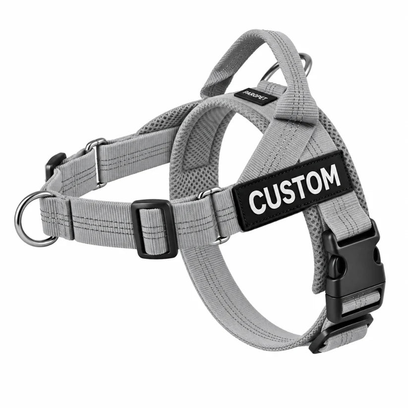 Ruvely No-Pull Dog Harness – Gray