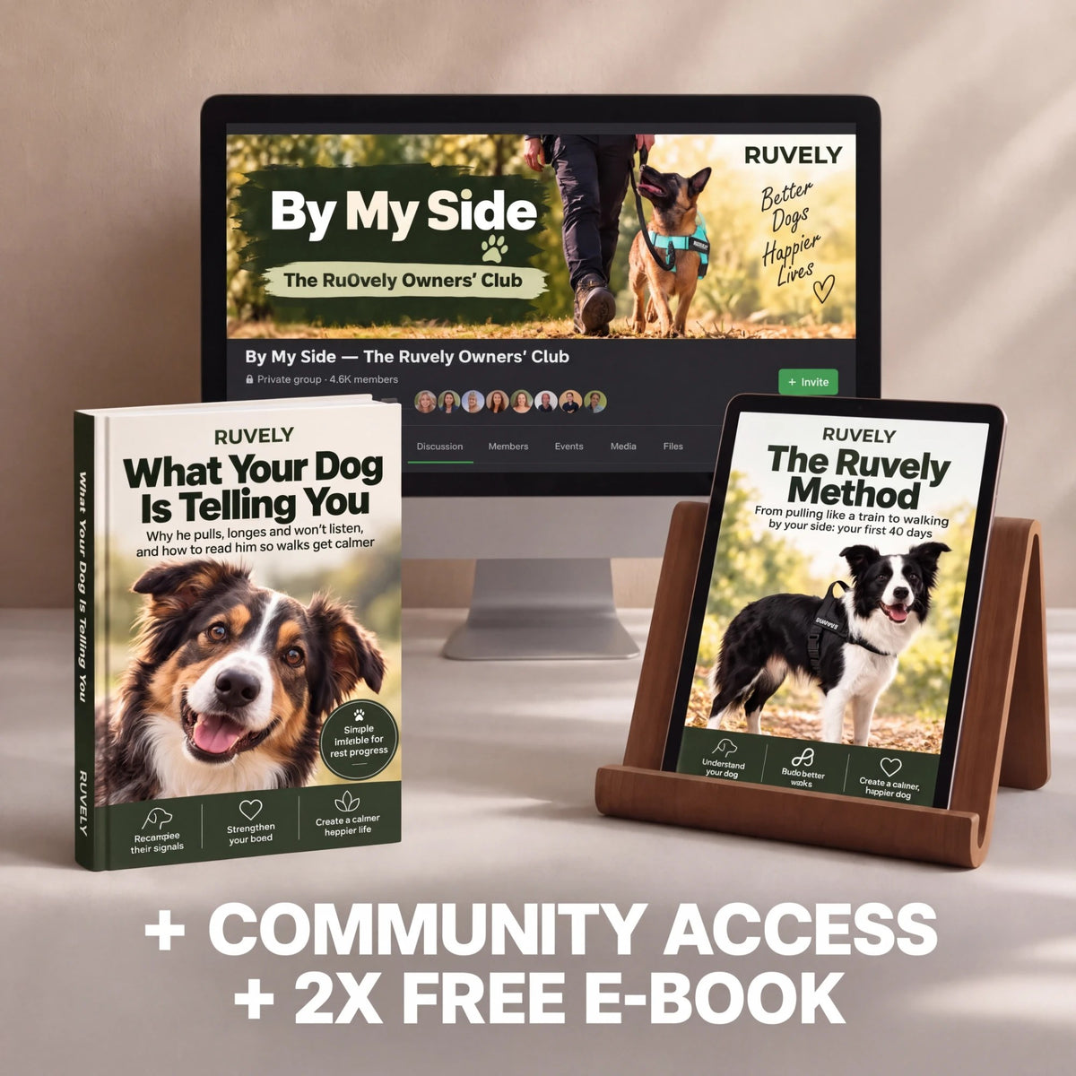 Included free: 2 e-books + By My Side Owners' Club access